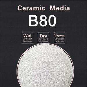 Wholesale B80 Metal Surface Ceramic Blasting Media For Mechanical Parts from china suppliers
