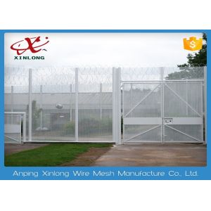 Anti - Climb Jail 358 Chain Link Fence Security / Construction Safety Fence
