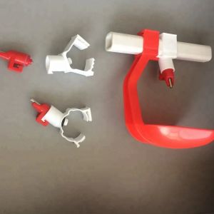 Wholesale Geese ducks drinking water watering system drinkers Nipple Waterer for bird poultry breeding farming from china suppliers