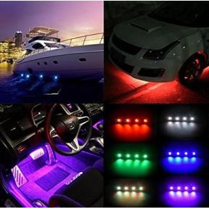 DC 9 - 30V 8 Pods Rock Lights For Trucks with Bluetooth Remote Controller