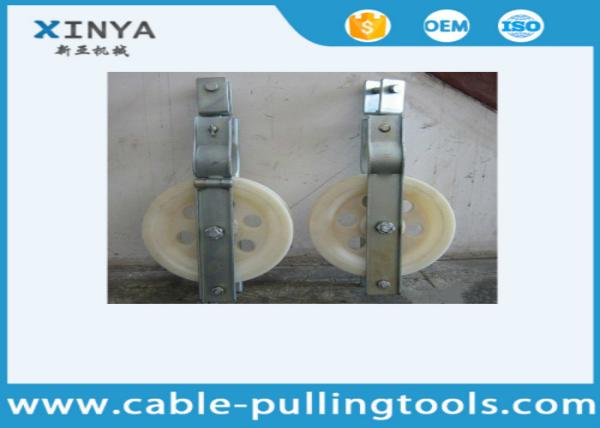 Quality Nylon Sheave Stringing Pulley Block Transmission Line Stringing Tools With 10KN Load Capacity for 95-120mm2 Conductor for sale