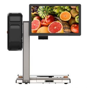 Aurora S2 Pos Computer Weighing Scale 80mm Receipt Printer Scale With AI For