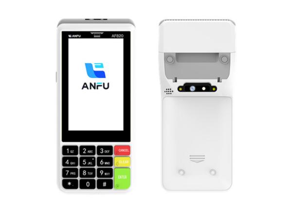 Quality ANFU Smart POS Terminal With Printer Touch Screen Pos Machine Handheld Pos With NFC for sale