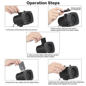 Wholesale New Christmas Stage Light LED Laser Lamp Snowflake Halloween Holiday Projector moving Pattern Lighting Party 4 Modes EU from china suppliers