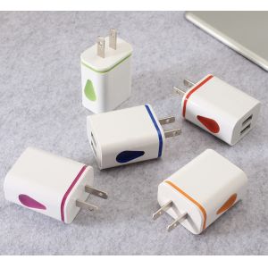 2018 new arrival LED luminous usb charger