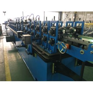 Galvanized steel Solar Roll Forming Machine 415V 50HZ 3P Customized