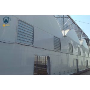 Agriculture Tomato Intergrated Multispan Horticulture Greenhouse With Metal