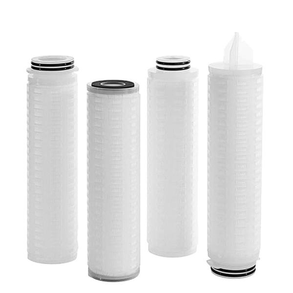 10 Inch Pp Pes Ptfe Pleated Filter Replacement Water Filter Cartridge for