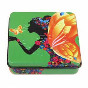 Rectangular / Square Customized Mini Mint Candy Tin Box 0.23mm Tinplate Metal