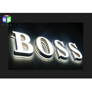 High Brightness Led Channel Letters , Custom Backlit Channel Letter Signs