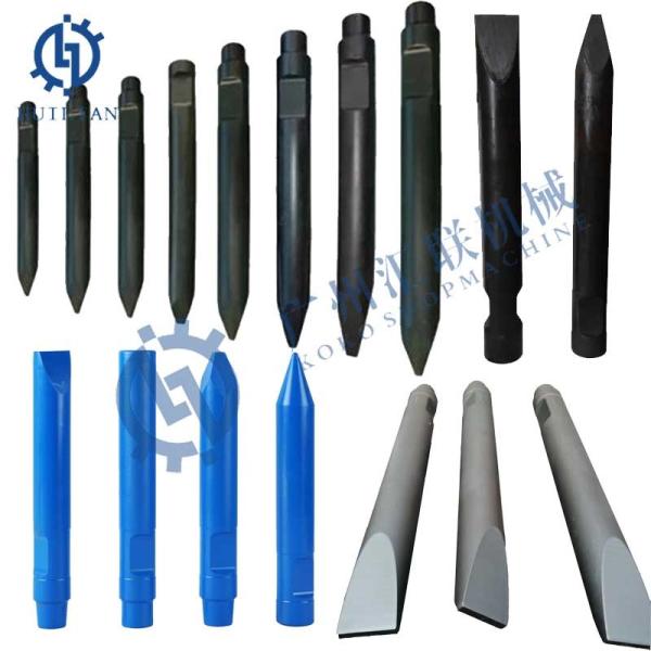 Quality Stanley Breaker Tool Chisels Blunt Type Moild Point Type For MB356 MB350 MB256 MB250 MB156 MB125 MB105 Breaker Chisel for sale
