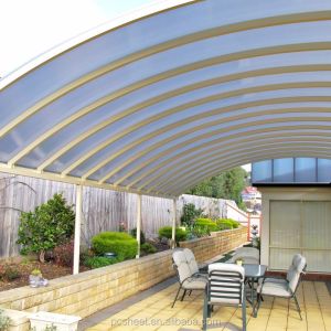 Custom Clear Polycarbonate Sheet Awning Canopy for Sunshade and Pavilion Roof