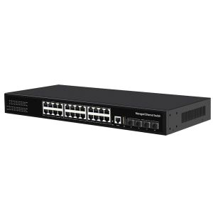 10G Manageable Switch 24 Port Gigabit Copper Ring ERPS Managed 1G/2.5G Fiber