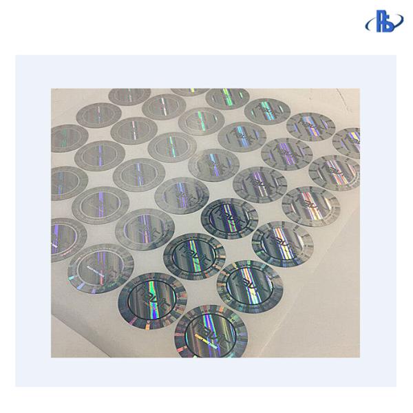 Glossy Laminated Hologram Seal Stickers For Commodity Retail Industry