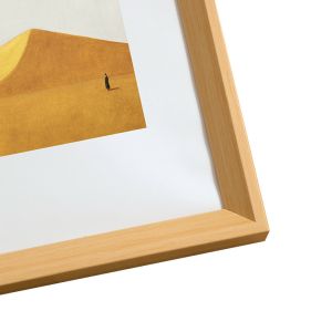 Personalized Square Wall Wood Custom Size Picture Frame Set