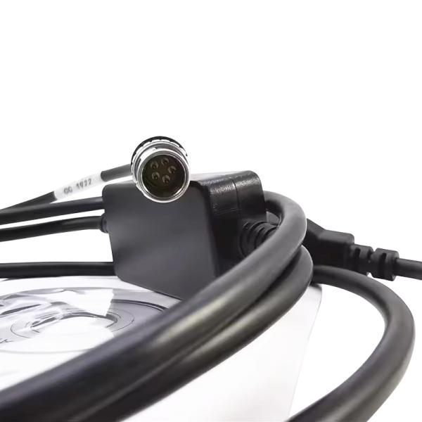 GEV189 734700 USB Data Download Cable Essential Accessory for Leica Survey Total Station 0.B 5 Pin