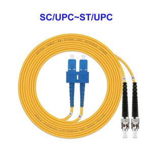 Buy cheap SC UPC ST UPC Fiber Cable Single Mode Communication Application from wholesalers