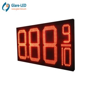 Double Sided LED Gas Price Sign with Multiple Number Formats and Durable Casing