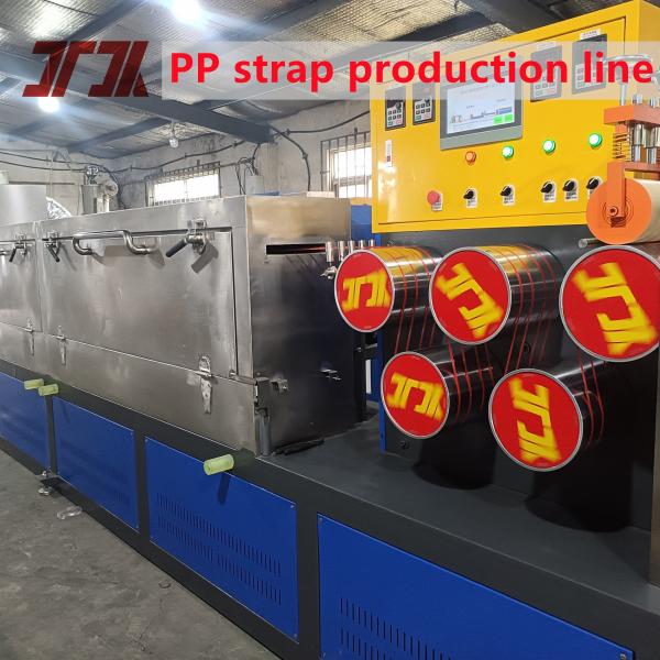 Automatic Winder PP Belt Extrusion Machine With PLC Control System For Whole