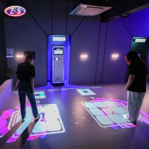 Real Time Interactive Projection Plug And Play Mobile Interactive Floor Easy