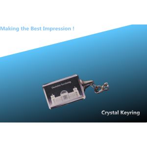 led keychain/crystal keyring/crystal rectangle keyring/crystal rectangular key