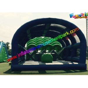 Fire Retardant PVC Inflatables Obstacle Course 5K Climbing Jumping Castle