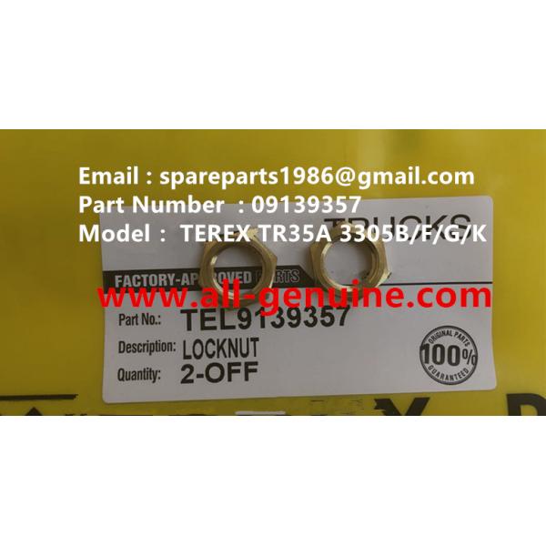 09139357 LOCK NUT TEREX NHL SANY TR35A 3303 3305 3307 TR50 TR60 TR100 NTE240 NTE260 MT3600 MT3700 MT4400AC