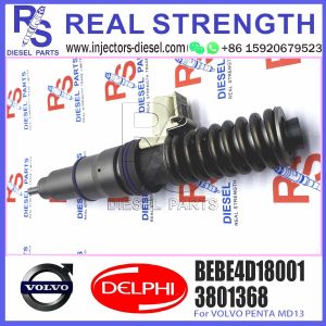 Wholesale Diesel Fuel Injector 3801368 4 Pins Fuel Injection Nozzle BEBE4D27001 BEBE4D18001 For V-O-L-V PENTA MD13 from china suppliers