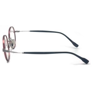 TD065 Lightweight Titanium Frame with retro round eyeshape
