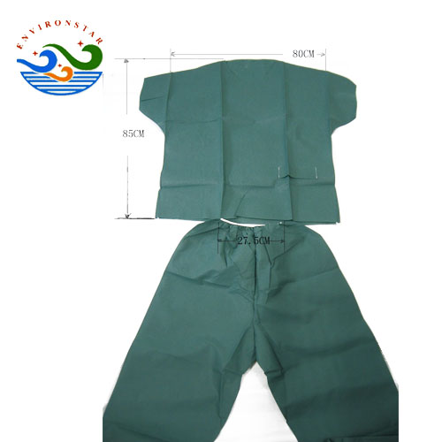 Single-use Protector Surgical Scrub Shirt And Pant Disposable Scrub Suit Nurse Gown Disposable