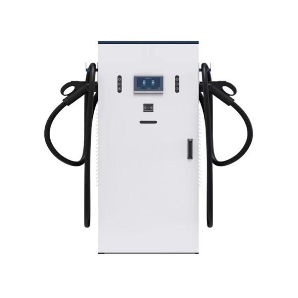 Quality 60KW To 160KW GBT CCS1 CHAdeMO CCS2 Connector Double Gun Floor EV DC Charging Stations for sale