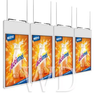 White 25mm 2500 Nits High Brightness LCD Display Single Sided