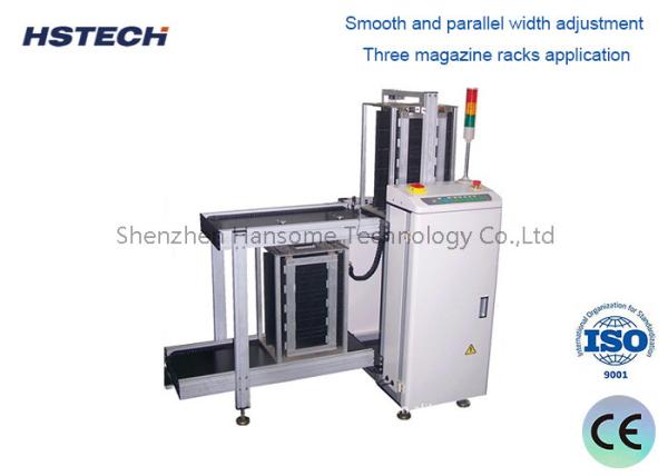 Touch Screen PLC Control System PCB Unloader Handling Equipment with 6 Magazines