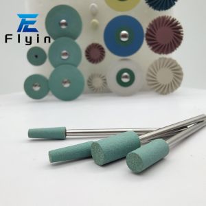 Resin Diamond Polishing Grinding Head Burs Dental Lab Tools Removable For
