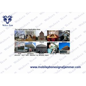 Mobile Phone Hidden Jammer Shielding Radius 15m GSM CDMA DCS Frequency