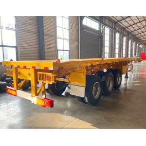 Relay Valve Wabco Heavy Duty Flatbed Semi Trailer for Container Transport and