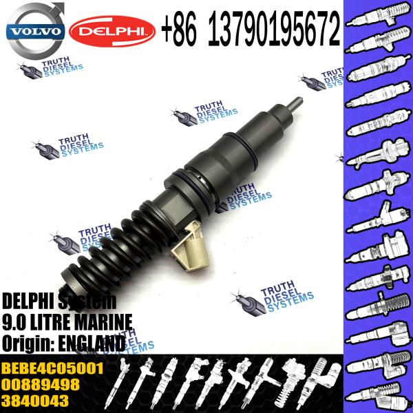 High Quality Diesel Fuel Injector BEBE4C05001 BEBE4C05002 Common Rail Fuel Injector 889498 For 9.0 LITRE MARINE