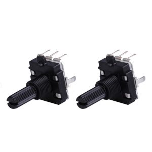 16mm Plastic Insulated Rotary Shaft Encoder 12 / 24 Pulse Switch