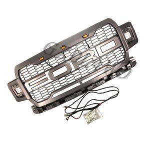 ABS Grey Color Front Bumper Grill For Ford F150 2018 Direct Replacement