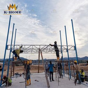 Steel Modular Labour Hutment Sandwich Panel Prefab House