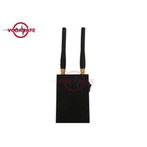 Pocket Design RF Signal Jammer , Cell Phone Scrambler Black Aluminum Case