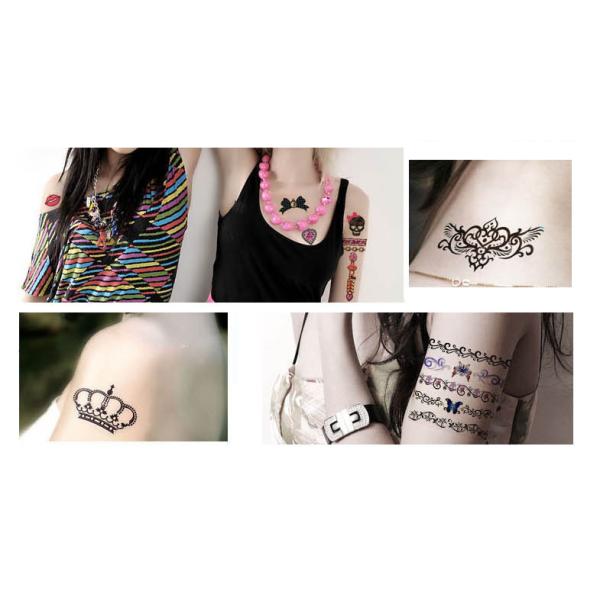 RC215/New 2015 Cheap Waterproof Temporary 3D Colorful Tattoo Stickers Kit