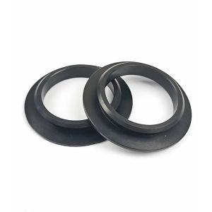 Customized Flat Bottomed Conical Silicone Rubber Sealing Ring With Circular Hole