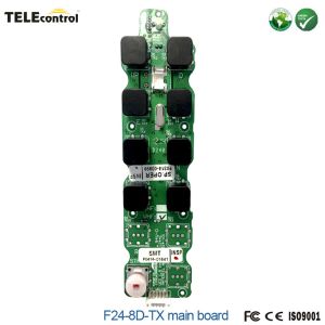 Telecontrol remote control F24-8D transmitter main board PCB wiht 8 dual speed keys
