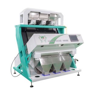 3 Chute Intelligent Color Sorter Grain Rice Color Sorting Machine
