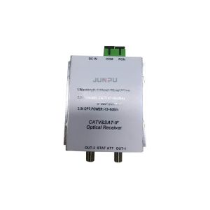Fiber 2 RF Out Optical Satellite Transmitter Receiver 47-2600mhz With Inside Wdm