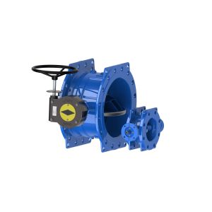 Big Torque Double Eccentric Butterfly Valve With Rubber Seat