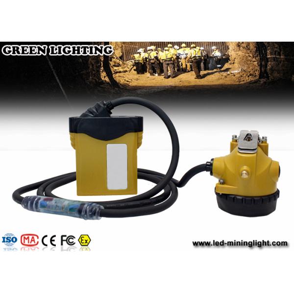 3W 800mA LED coal mining cap lamp , cable light color option with SAMSUNG battery pack