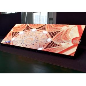 Iron Cabinet Outdoor LED Signs High Resolution 6mm Pixel Pitch With Front