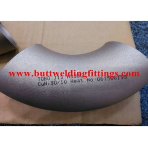 ASTM B466(151) UNS C70600 Butt Weld Fittings Elbow 90 Degree DN20 NPS3 / 4